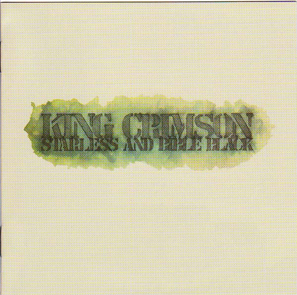 Press Cuttings Booklet Cover, King Crimson - Starless And Bible Black